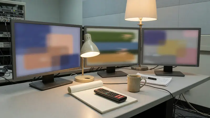 Post-match desk